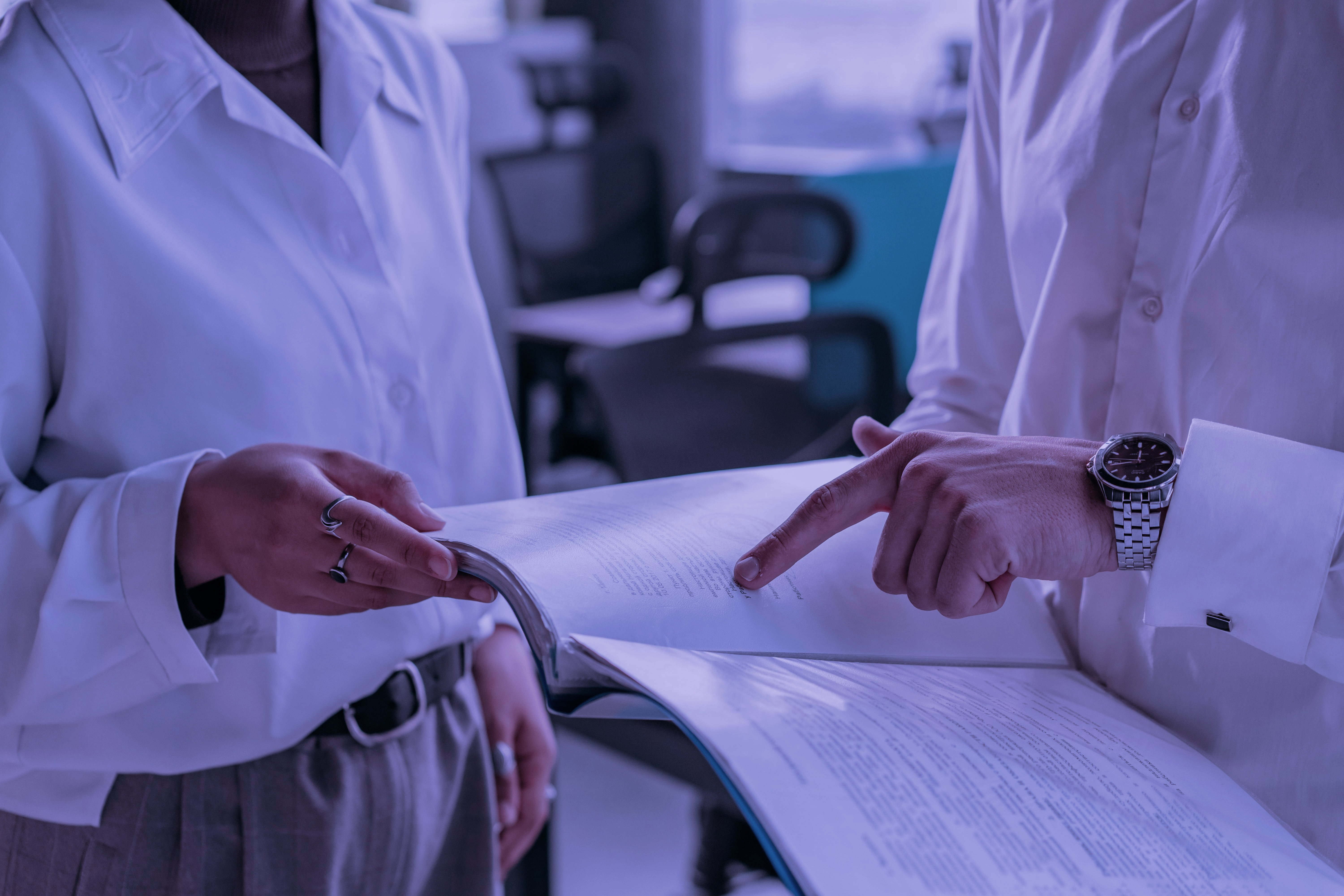Een onafhankelijke interne auditor controleert het proces met documentbeoordelingen en interviews